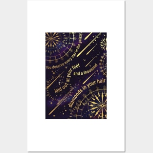 Illuminae Files Quote - You deserve every star in the galaxy Posters and Art